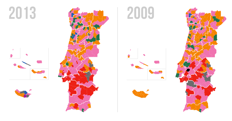 Resultados electorales PCP 2013